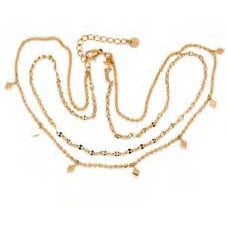 Sanico Collana Emiko Gold Plated, Accessori, Moda