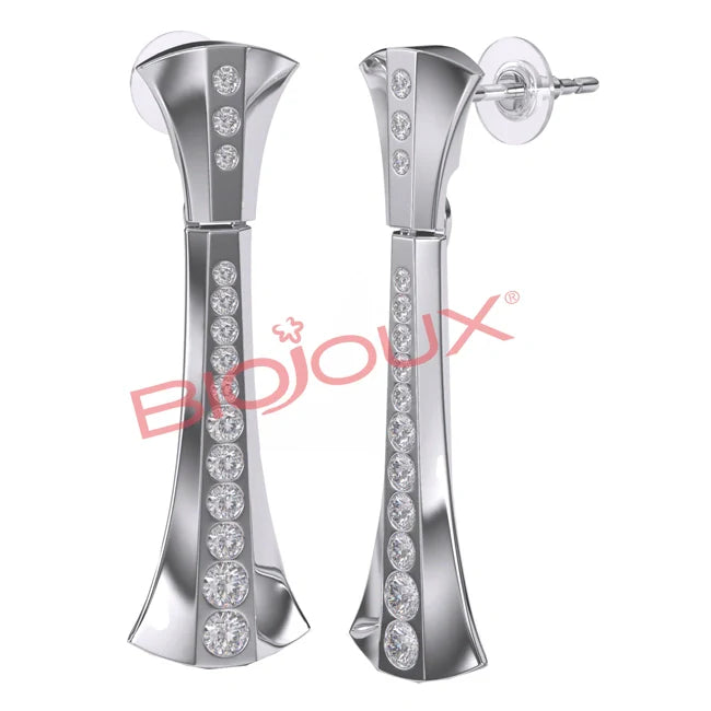 Sanico Orecchini Felisa BJT321 in Acciaio Inossidabile Parafarmaci