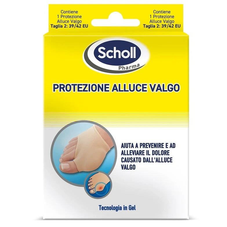 Scholl protezione alluce valgo L, dispositivo medico per piedi