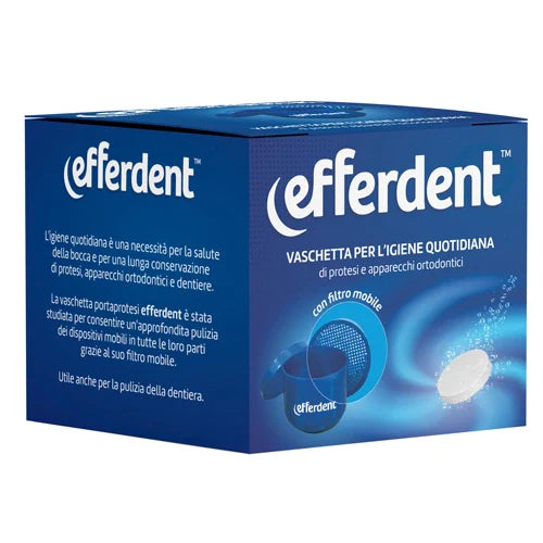 Efferdent Vaschetta Portaprotesi, accessorio per protesi dentaria