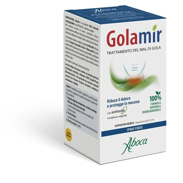 Aboca Golamir Spray Forte 30 ml Dispositivo medico