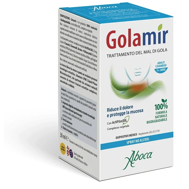 Aboca Golamir Spray No Alcol 30ml Dispositivo medico