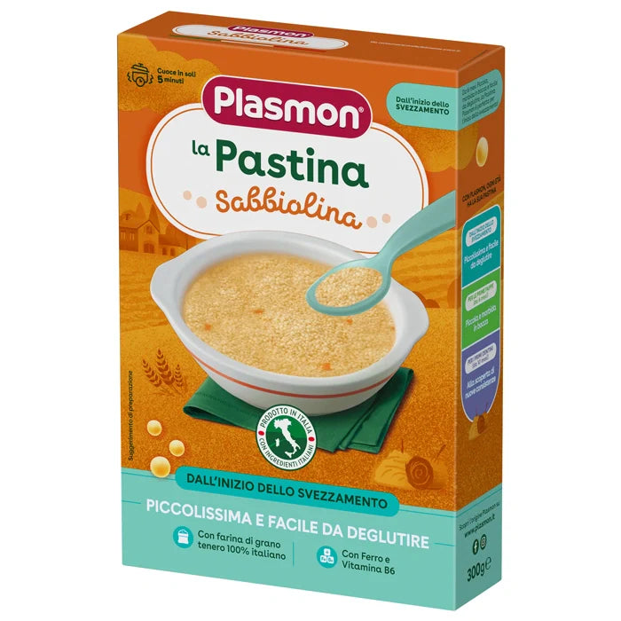 Plasmon Pasta Sabbiolina 300g, alimentazione prima infanzia