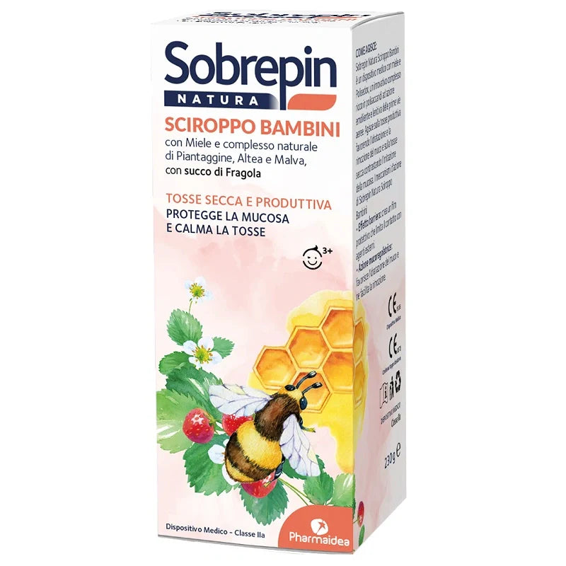 Pharmaidea Sobrepin Natura Sciroppo Bambini 180 ml Dispositivo medico