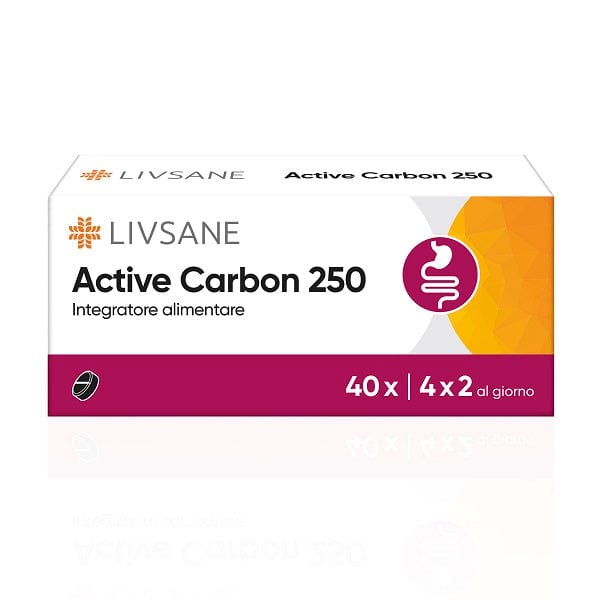 Livsane Active Carbon 250 - 40 Compresse