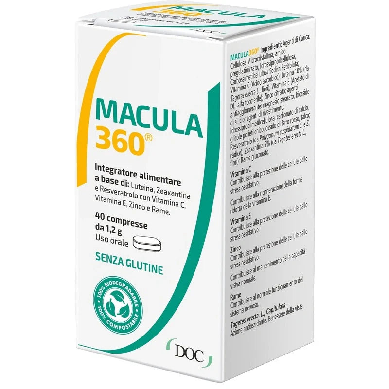 Doc Generici Macula 360 40 compresse Integratori Vista