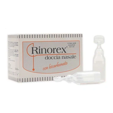 Rinorex Doccia Aerosol Bicarbonato 15 Fiale 5 ml