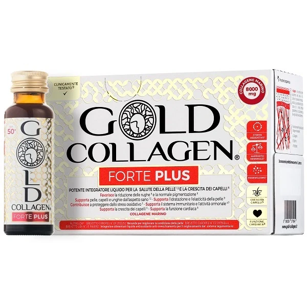 Minerva Research Labs Gold Collagen Forte Plus 10 flaconi Parafarmaco