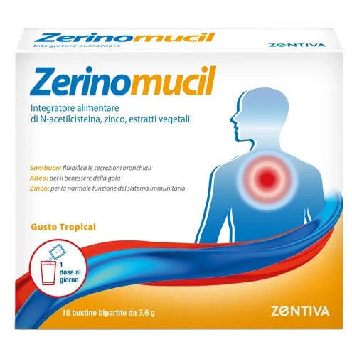 Zentiva Zerinomucil 10 bustine 3,6 g Parafarmaci