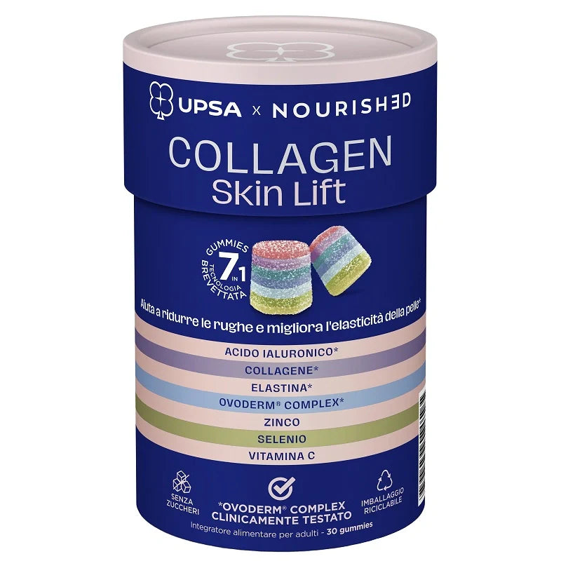 UPSA Nourished Collagen 30 Gummies, integratore per la pelle