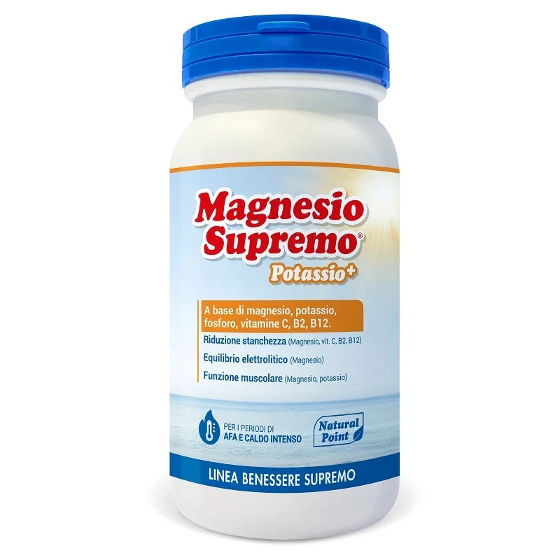 Natural Point Magnesio Supremo Potassio 150g Integratori
