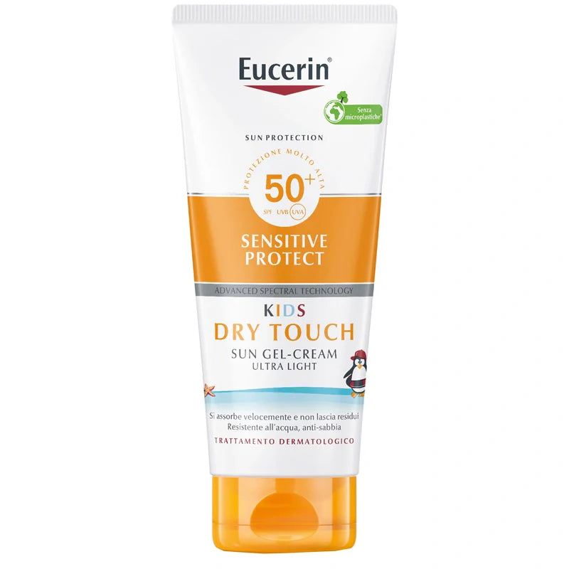 Eucerin Sun Kids Dry Touch 50+ 200 ml, protezione solare per bambini