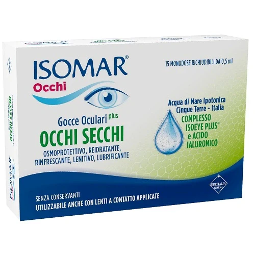 Isomar Occhi Secchi Plus Acido Ialuronico 0,25% 15 Flaconcini