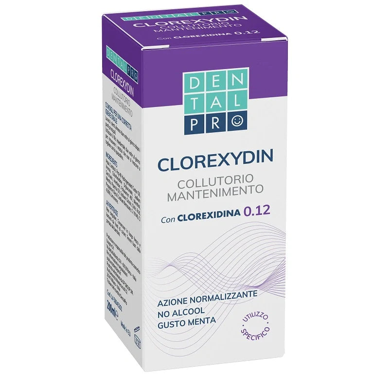 Dentalpro Collutorio Clorexyidin 0,12% 200 ml, Collutori