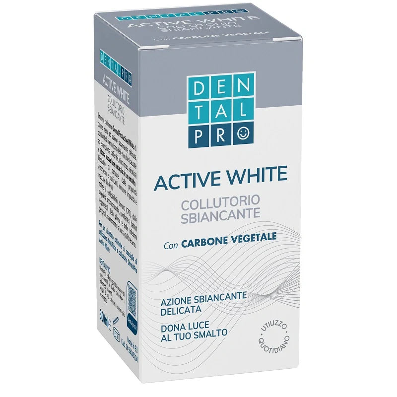 Dentalpro Collutorio Active White 300 ml, collutori, igiene orale