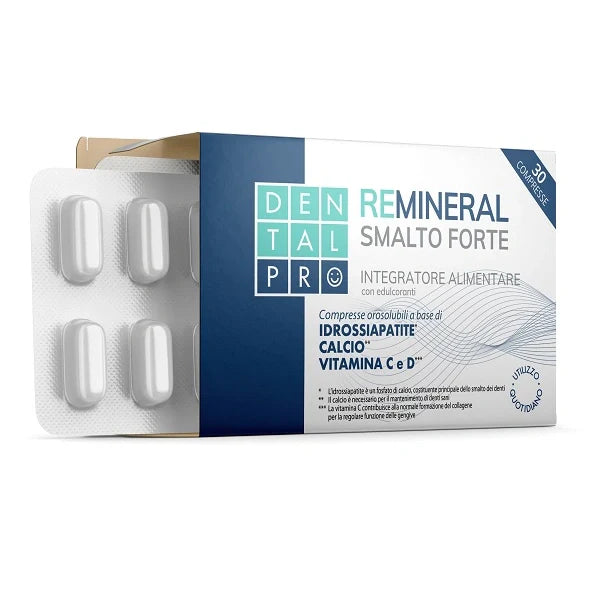 Uragme Dentalpro Remineral Smalto Forte 30 Compresse Parafarmaci