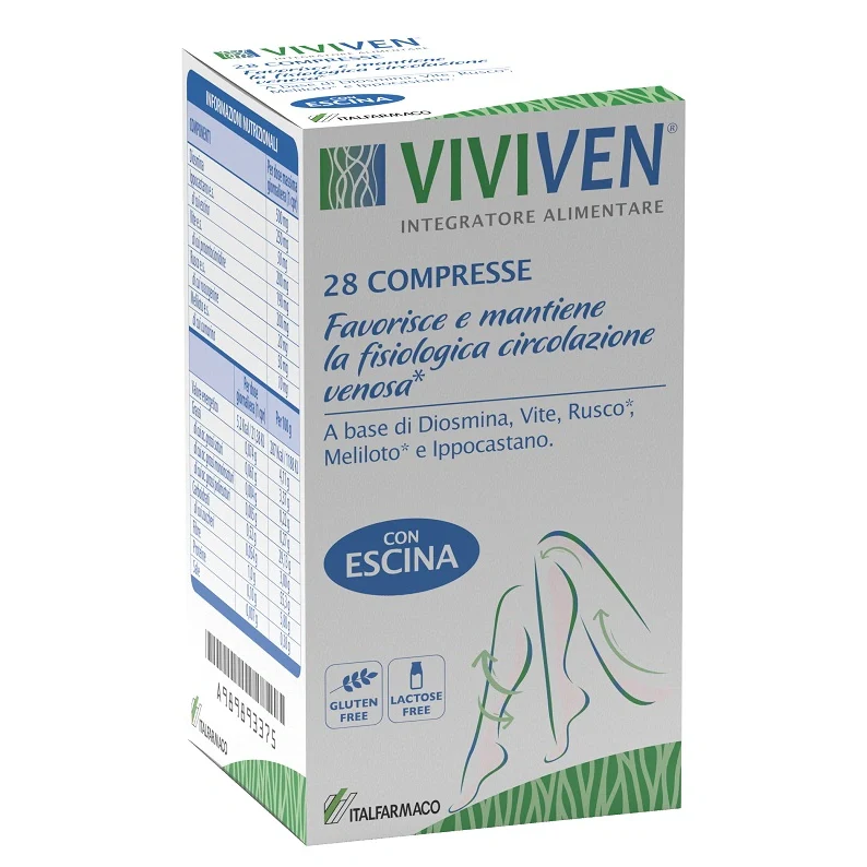 Italfarmaco Viviven 28 Compresse Parafarmaco Circolazione