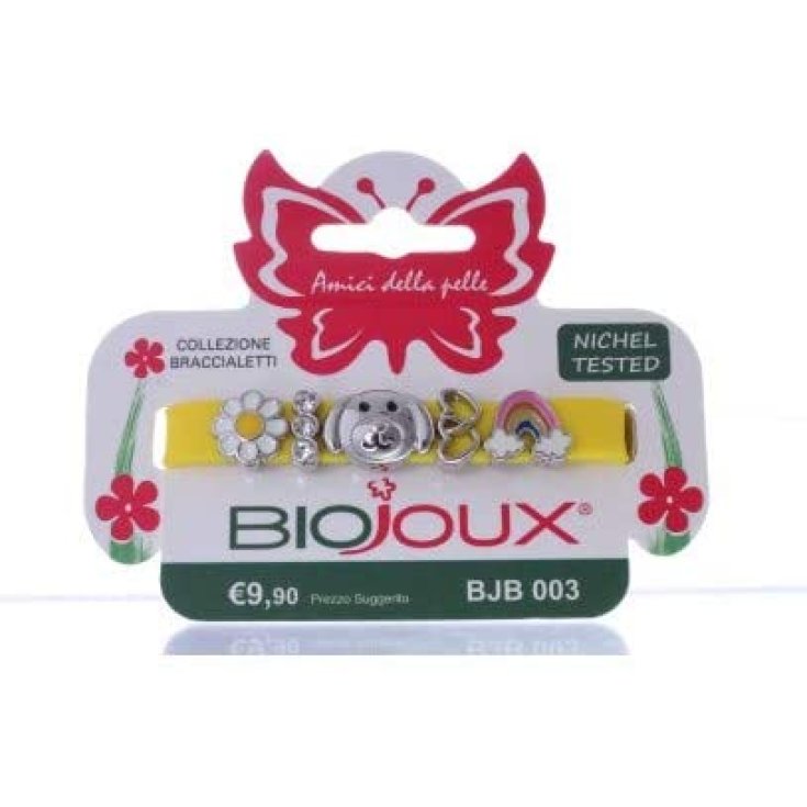 Braccialetto Yellow in Silicone con Charms