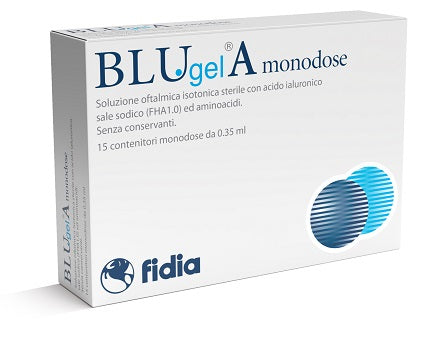 Blu Gel a Monodose Gocce Oculari 15 Contenitori Monodose