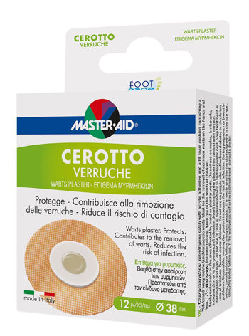 Master-Aid Footcare Cerotto Verruche 38 mm 12 Pezzi E3