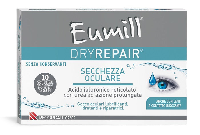 Eumill DryRepair Gocce Oculari 10 Pezzi 0,5 ml