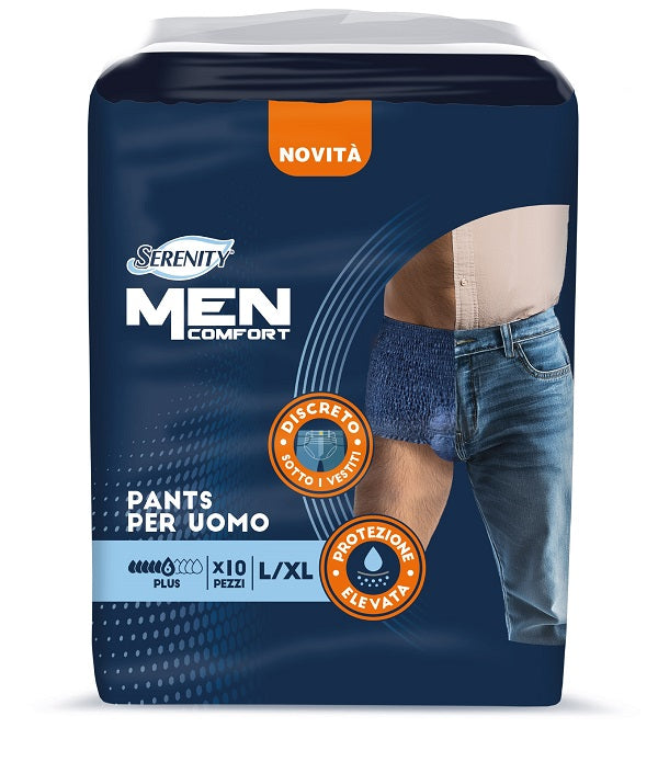 Serenity Pants Men Comfort Plus L/XL 10 Pezzi