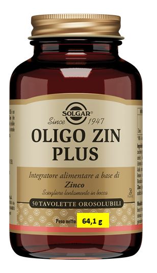 Solgar Oligo Zin Plus 50 Tavolette