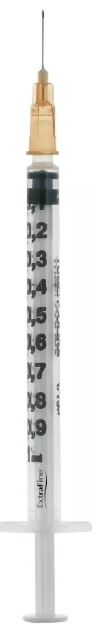 Siringa Insulina Extrafine Tub 1 ml G26
