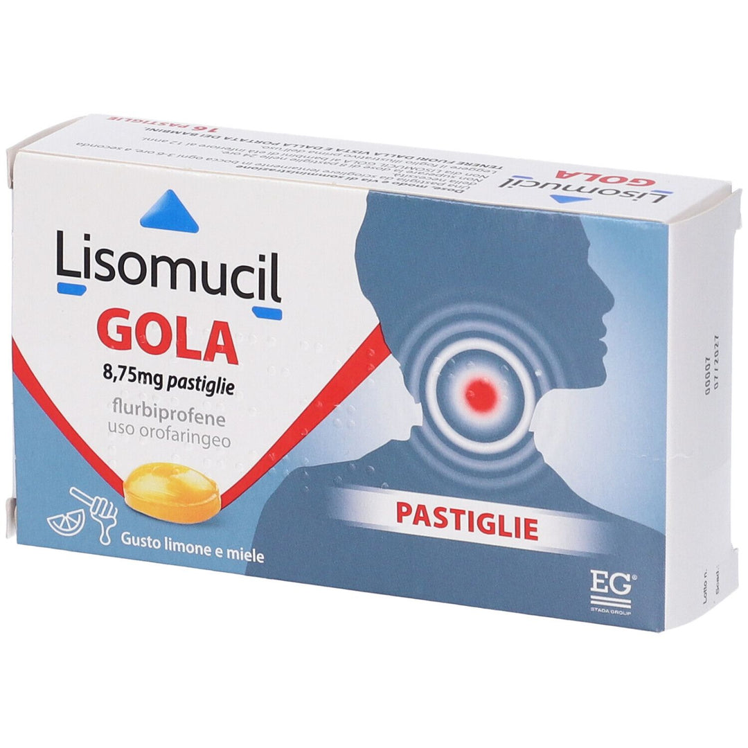 Lisomucil Gola 8,75 mg Pastiglie Limone e Miele