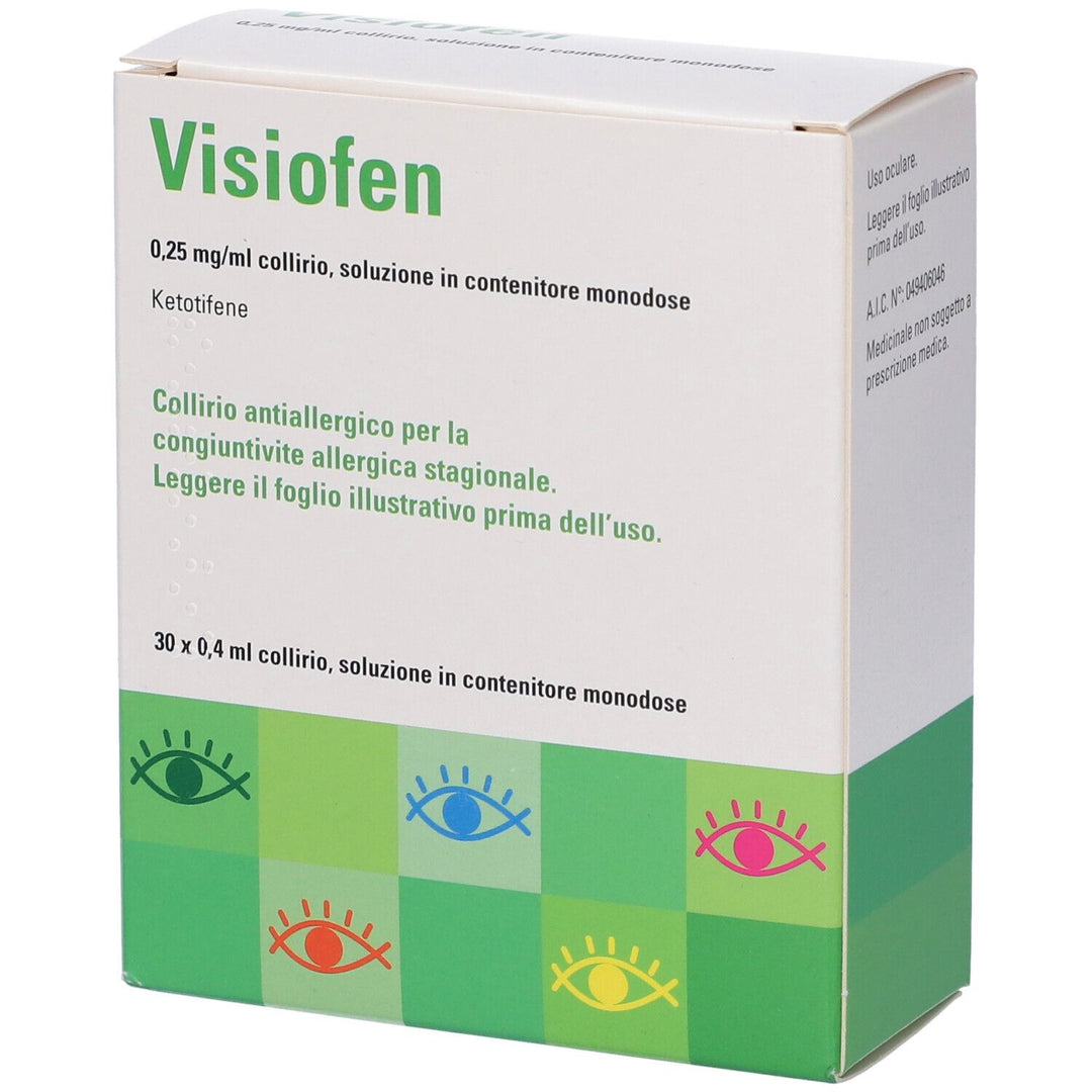Visiofen Collirio 30 Flaconcini 0,25 mg/ml