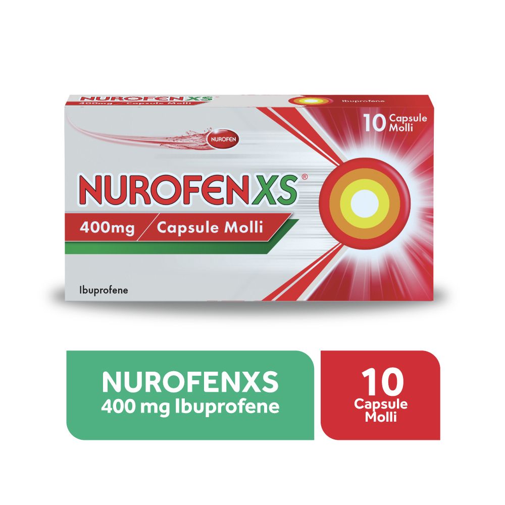 Nurofenxs 400 mg Capsule Molli 10 Capsule