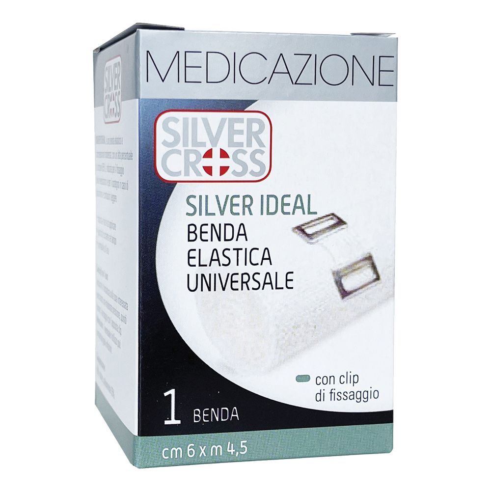 Benda Silver Cross Elastica 6x450 cm