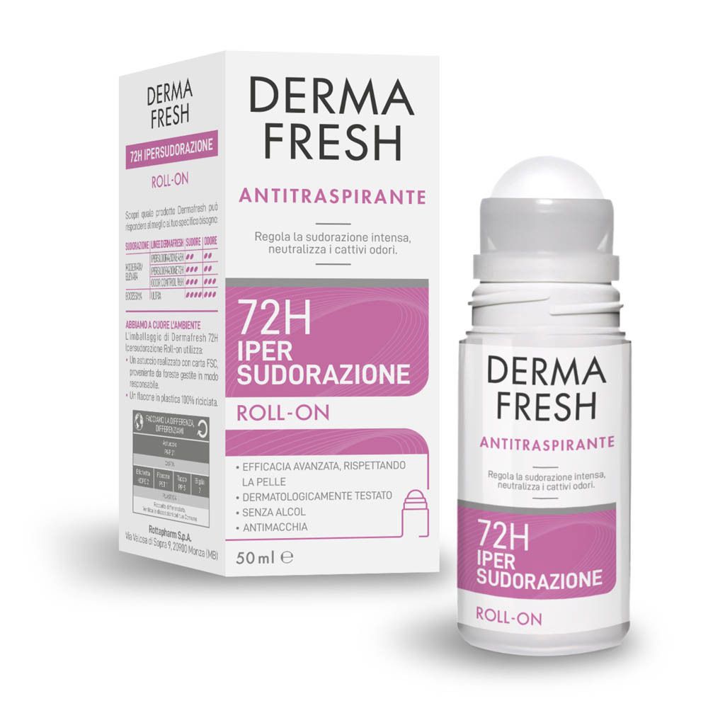 Dermafresh 72h Ipersudorazione Roll On 50 ml