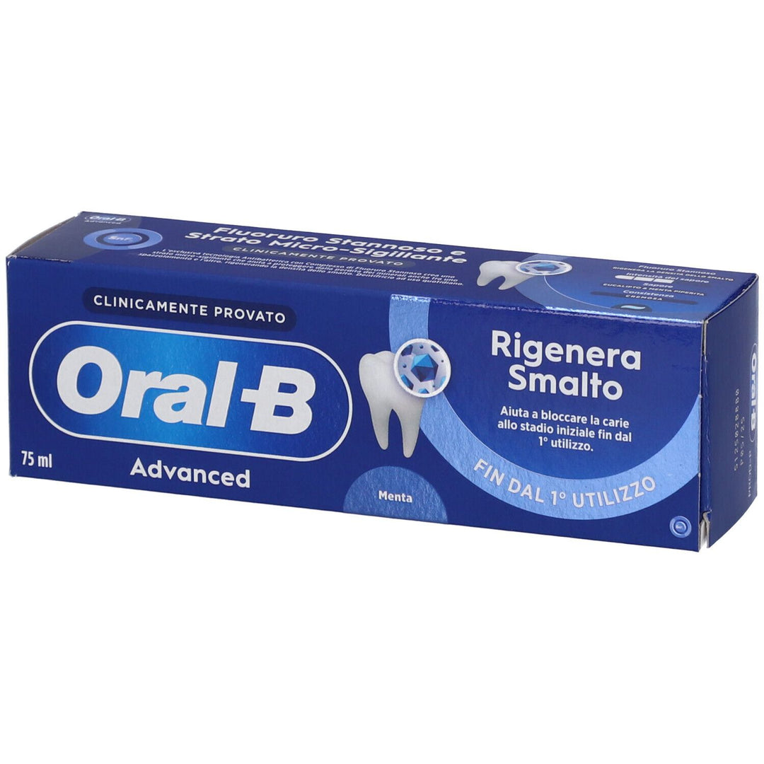 Oral-B Advanced Rigen Smalto Menta 75 ml