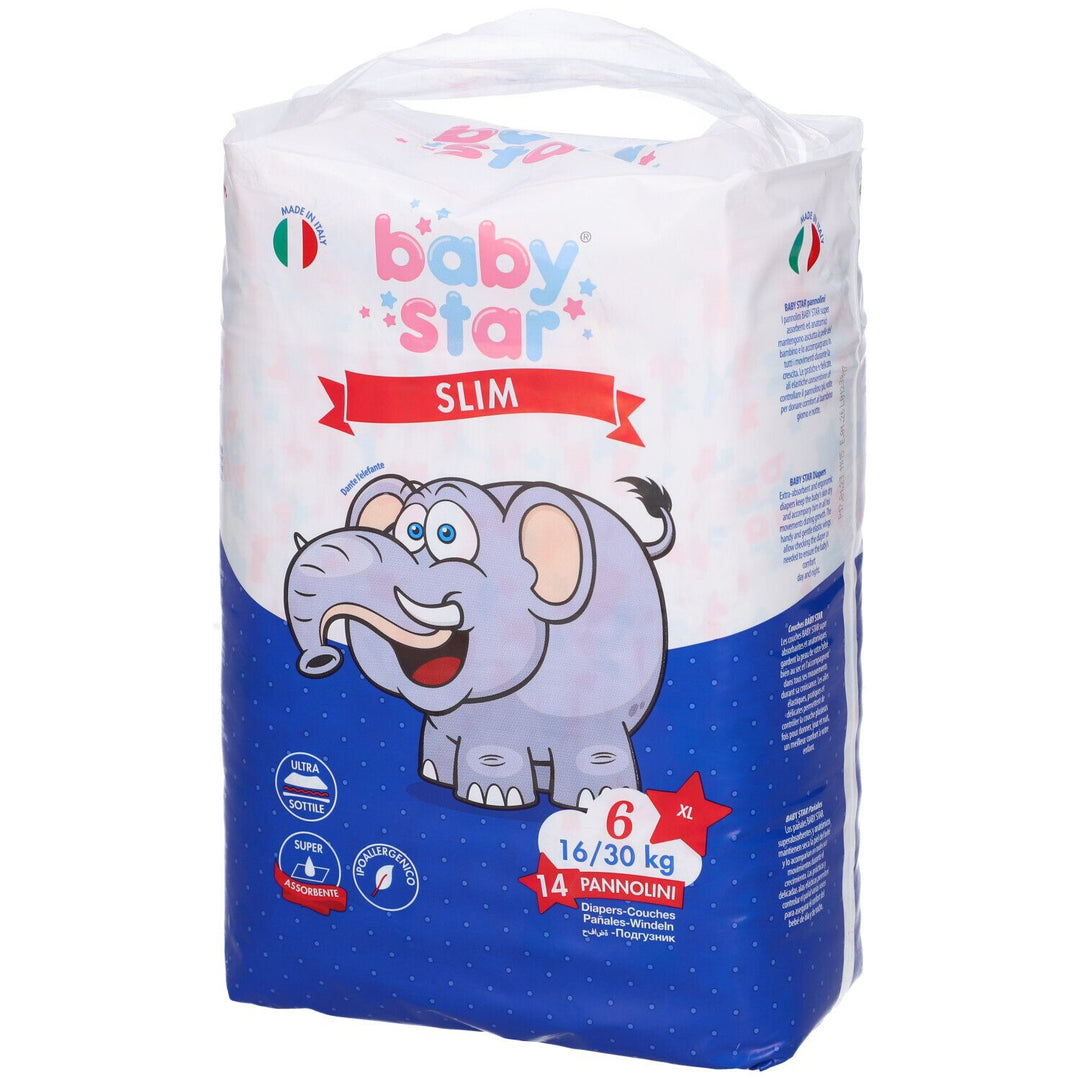 Pannolini Babystar Slim Taglia 6 Extra Large