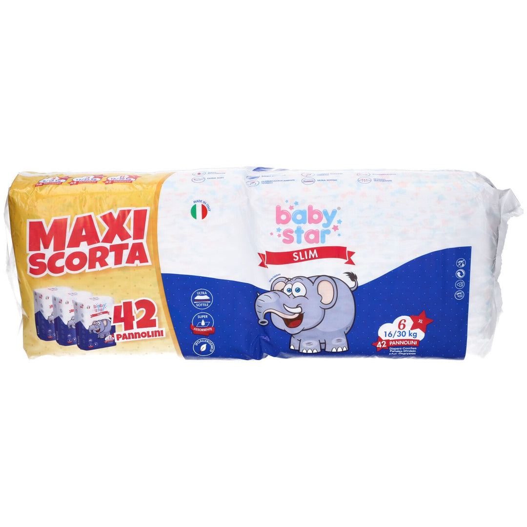 Pannolini Babystar Slim Maxiscorta Taglia 6