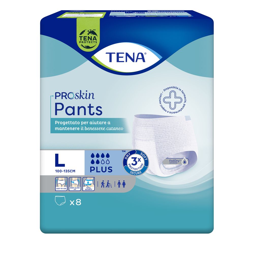 Tena Pants Plus Large 8 Pezzi