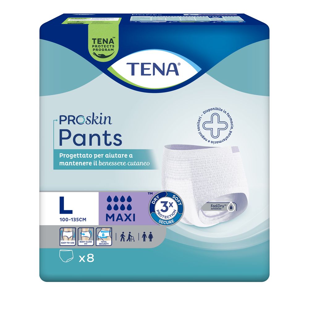 Tena Pants Maxi Large 8 Pezzi