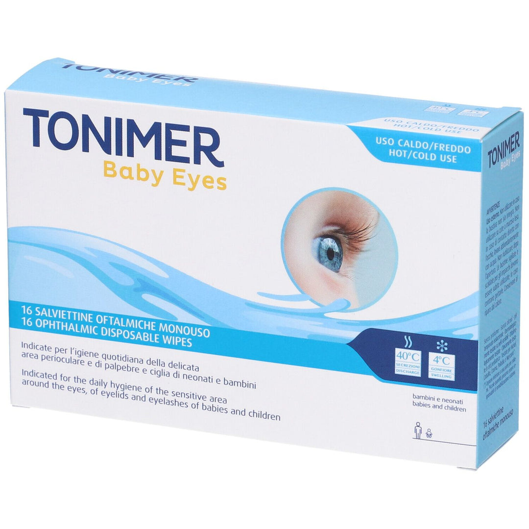 Tonimer Eyes Baby Salviettine 16 Pezzi