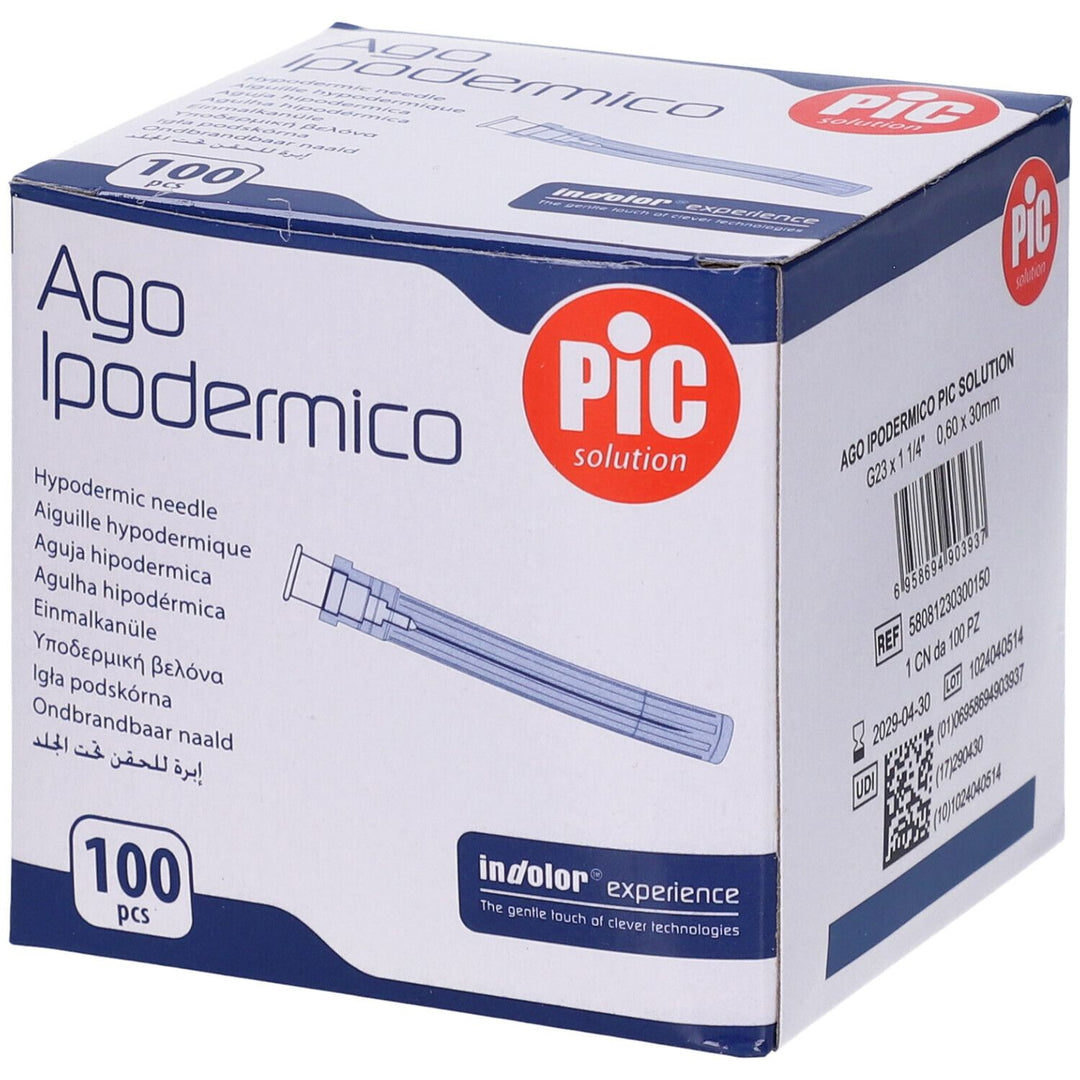 Ago ipodermico G23 1 1/4 - 100 Pezzi