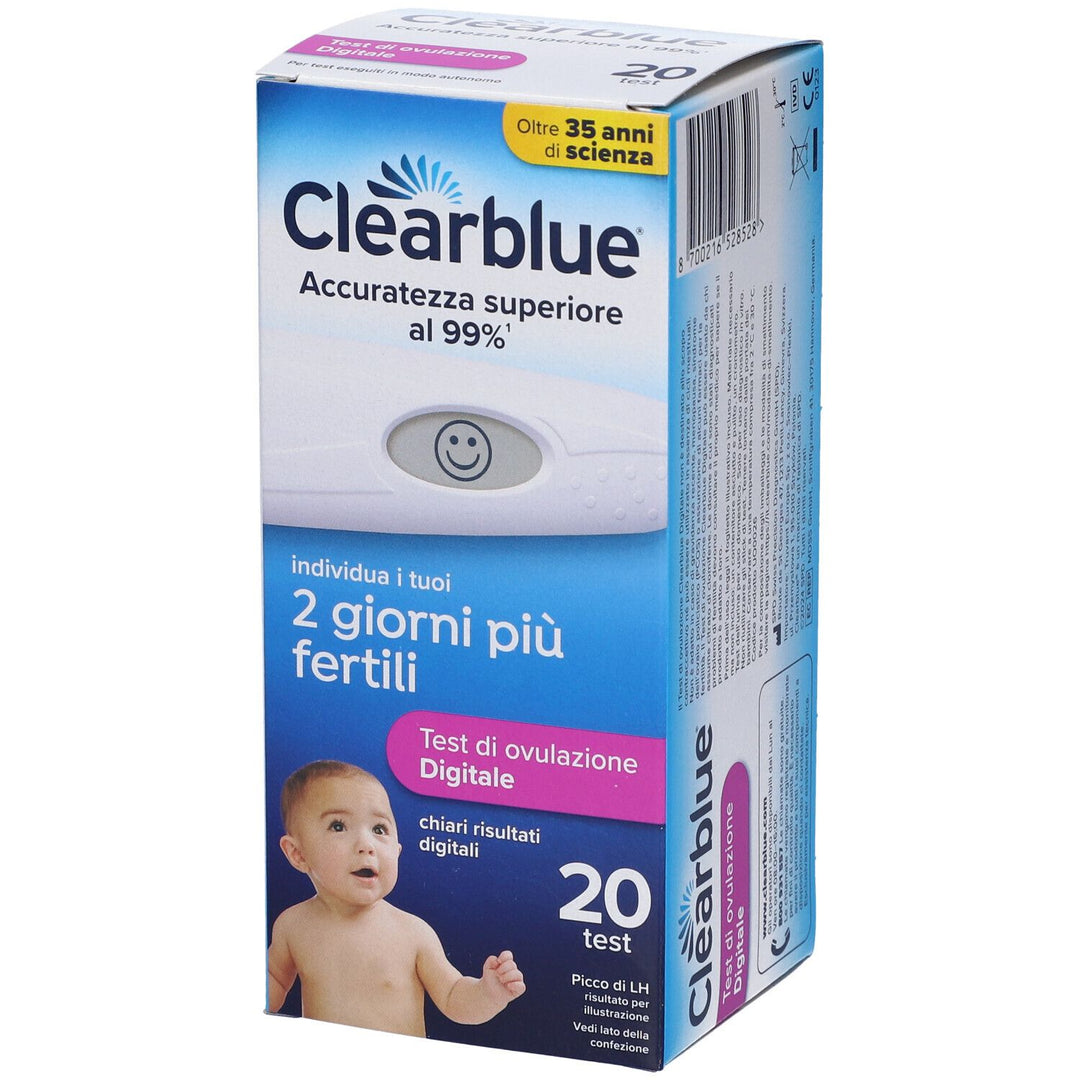 Clearblue Test Ovulazione Base 20 Pezzi