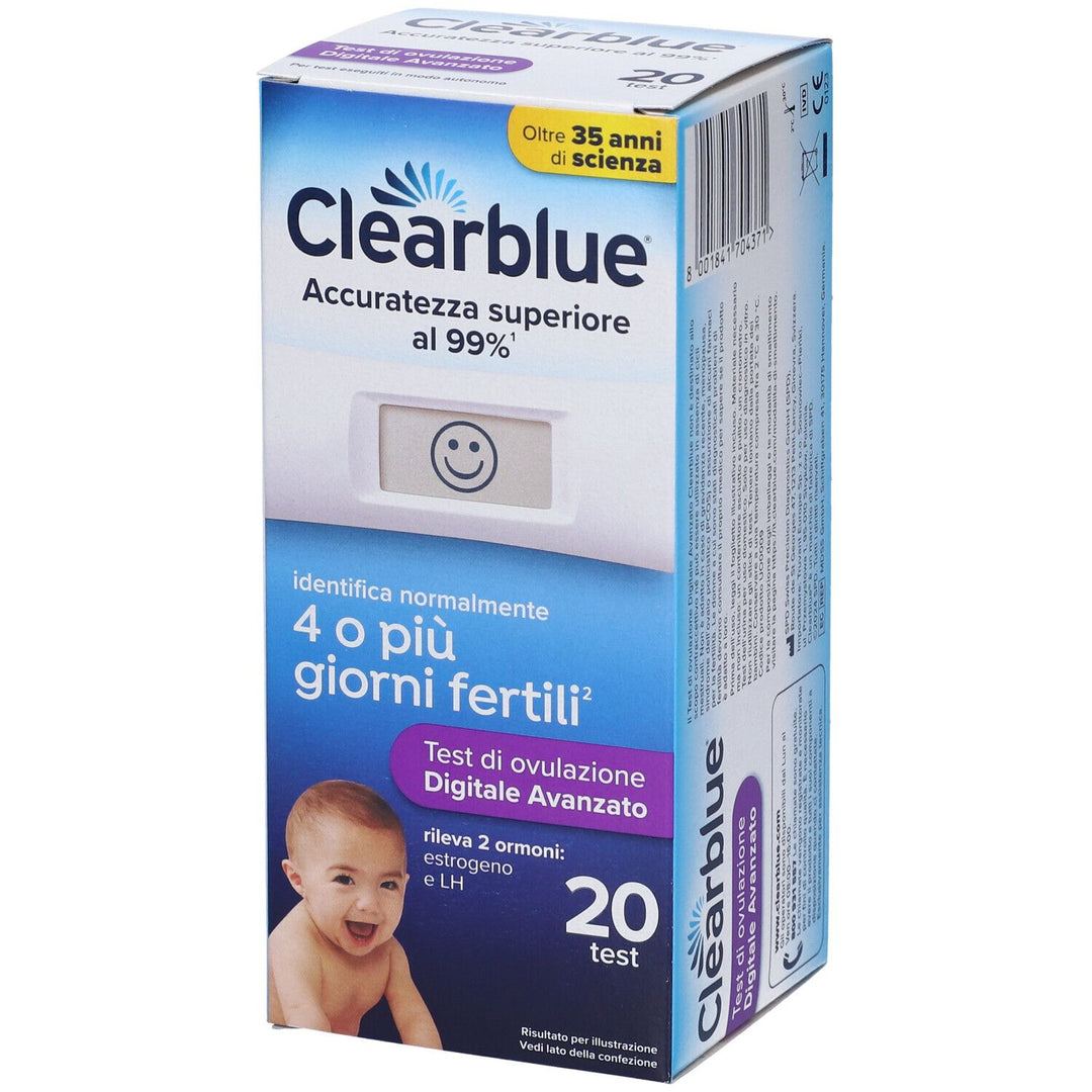Clearblue Test Ovulazione Avanzato 20 Pezzi