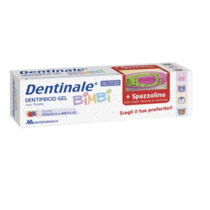 Dentinale Dentifricio Fluor + Spazzolino Bimbi