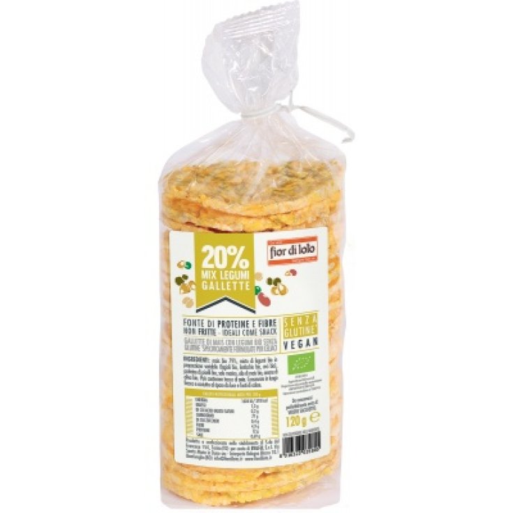 Gallette di Mais con Legumi Fior di Loto 120 g