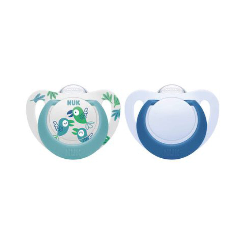 Succhietto NUK Star Silicone 18-36 mesi 2 Pezzi